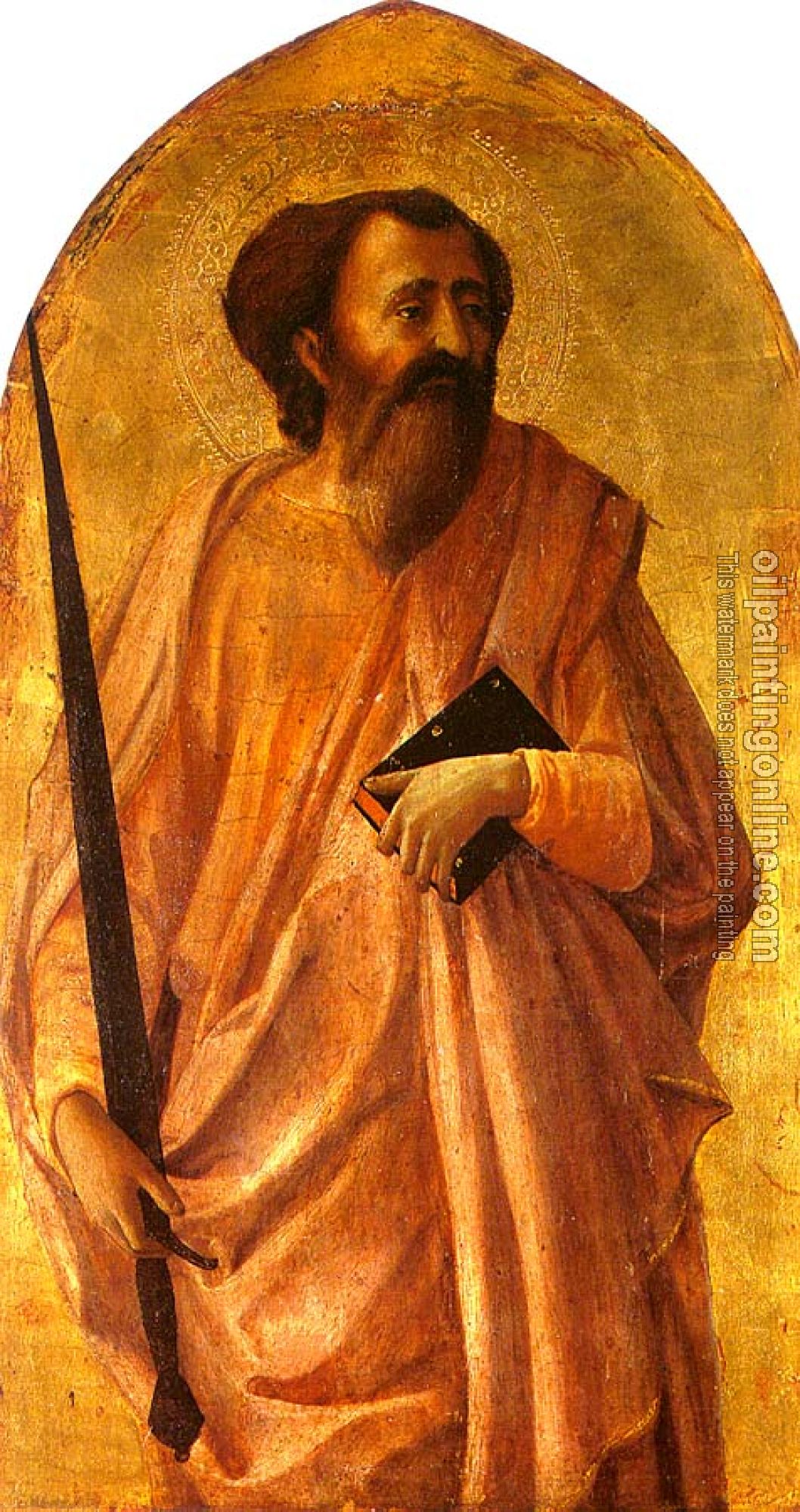 Masaccio - religion oil painting