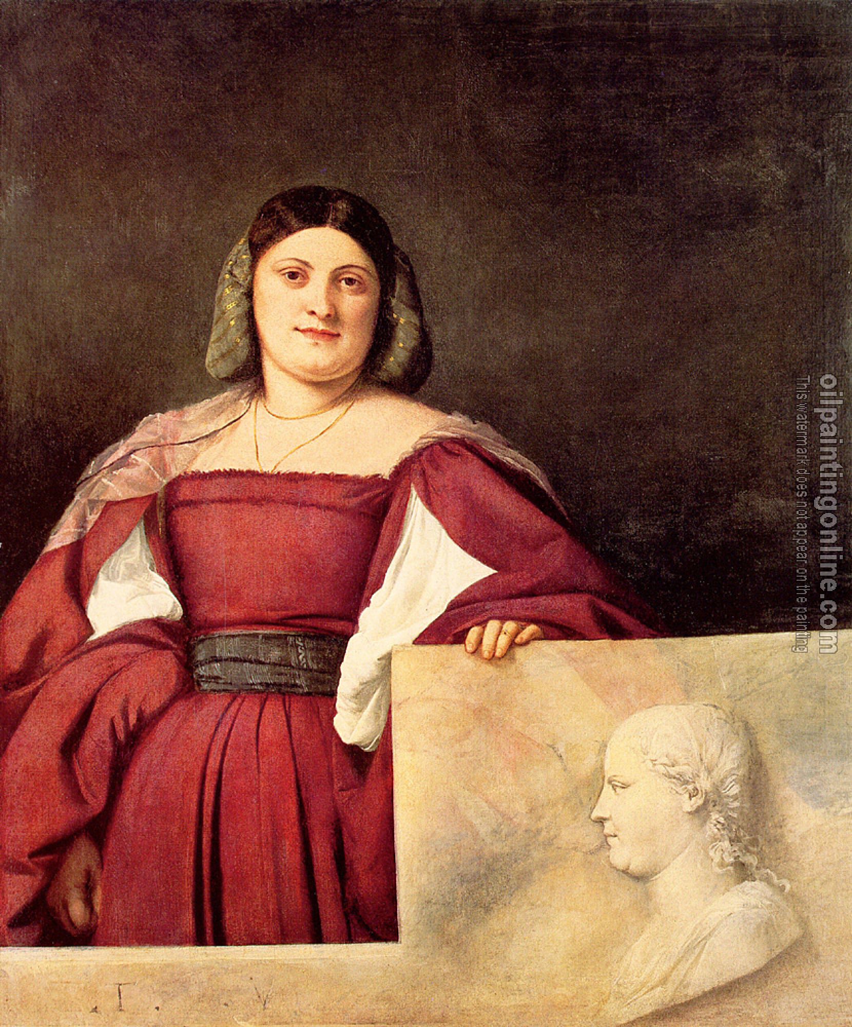 Titian - Portrait of a Woman called La Schiavona