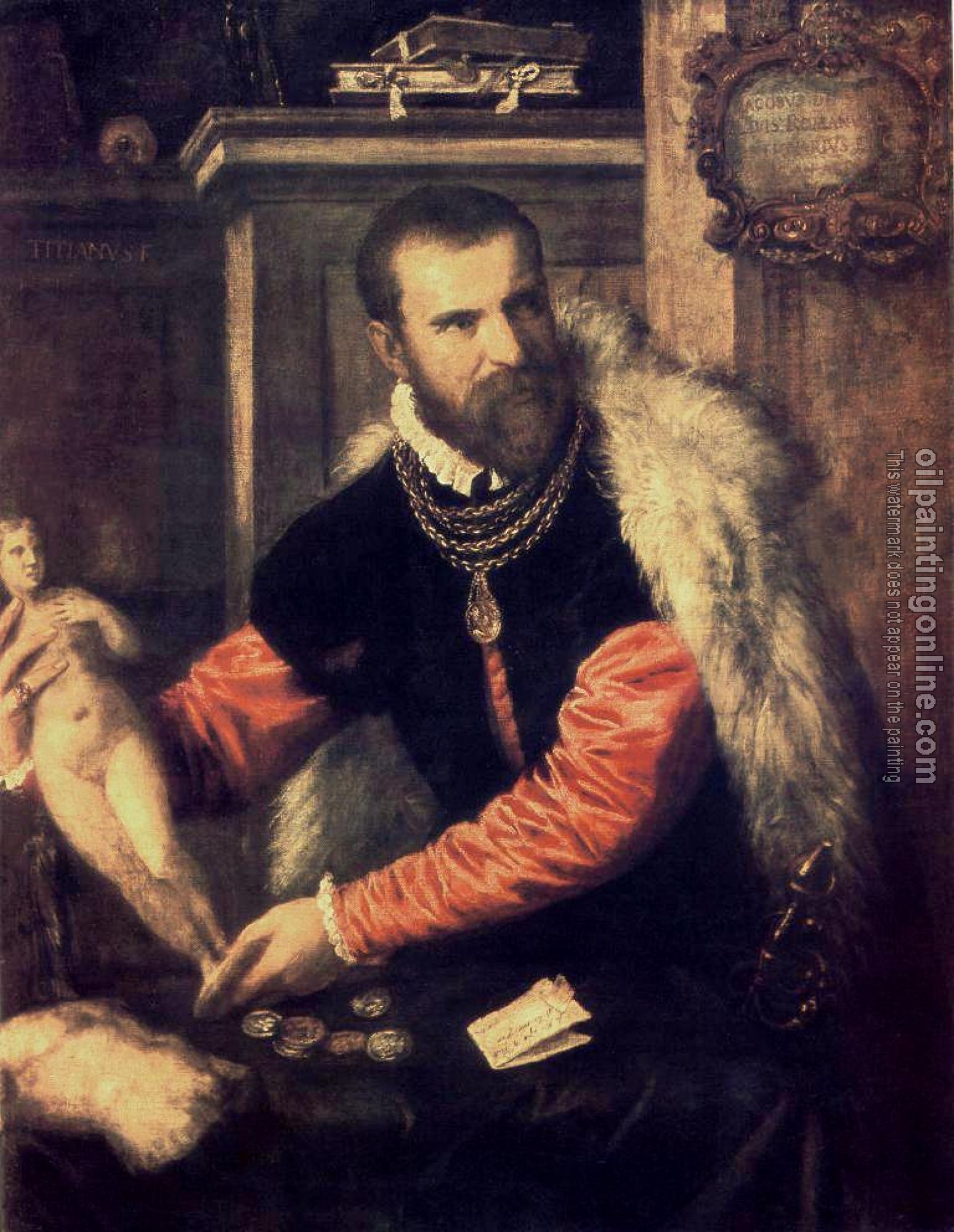 Titian - Portrait of Jacopo Strada